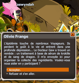 quete Prise de sang dofus