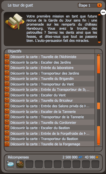 quête le tour de guet dofus