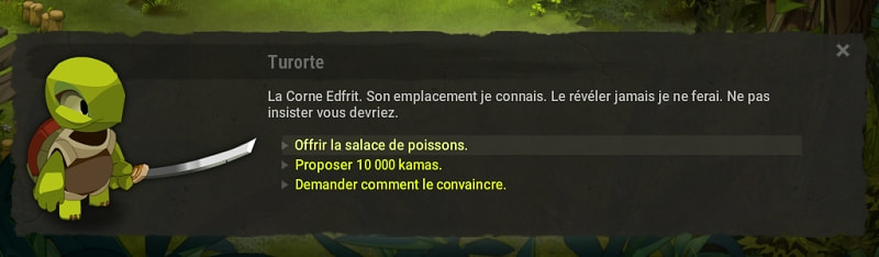 quête Manière douce dofus