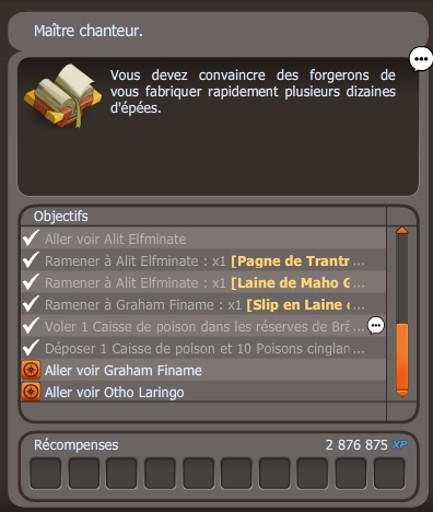 Maître chanteur dofus