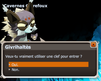 Porte, Tengu Givrefoux, trésor dofus