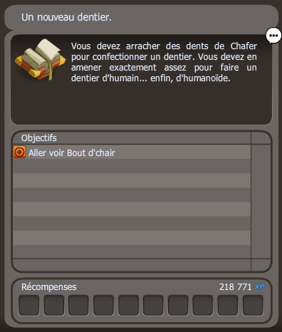 Le dentiste dément dofus