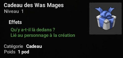 cadeau des was mages dofus nowel