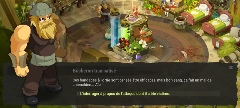 quête Bûcherons en détresse dofus