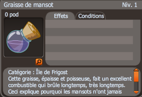 graisse de mansot dofus