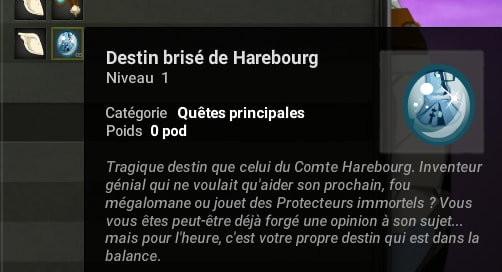 quête S'armer contre le destin