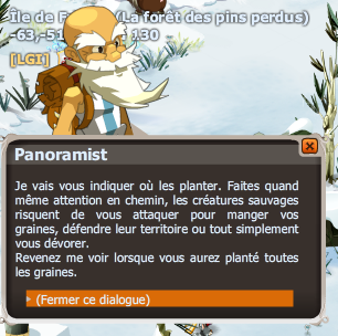 quête Semer ses graines dofus