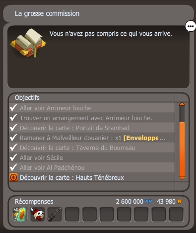 La grosse commission dofus