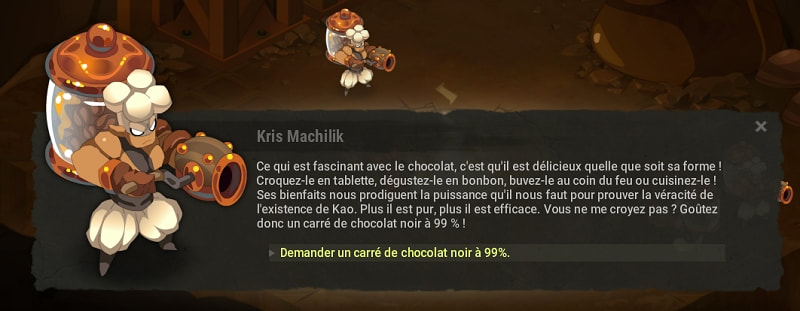 quête Jouer au chocolatier dofus