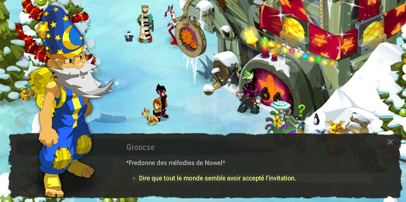 quête Groocse vous souhaite un Joyeux Nowel dofus