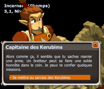 quete Au service des Kerubims dofus