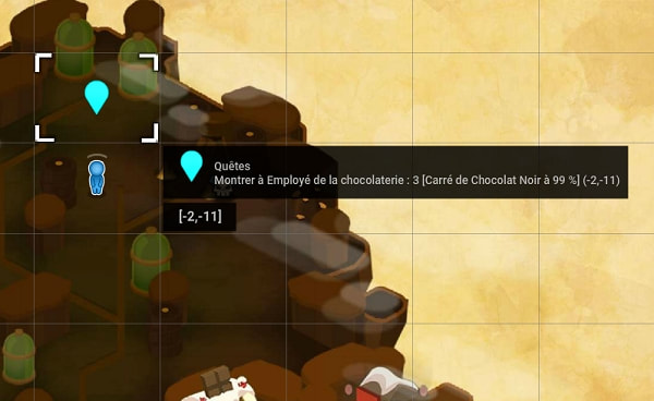 quête Jouer au chocolatier dofus