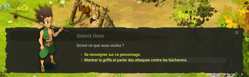 quête Bûcherons en détresse dofus