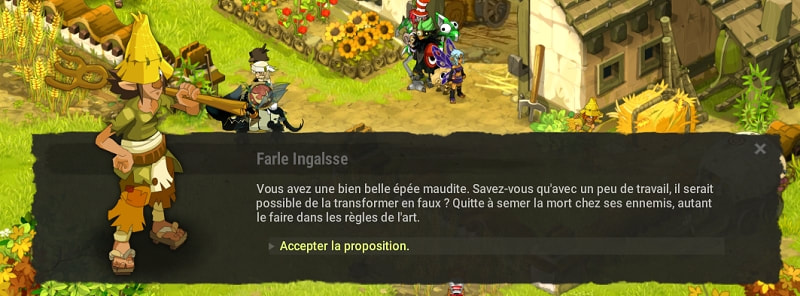 quête La faux Maudite dofus