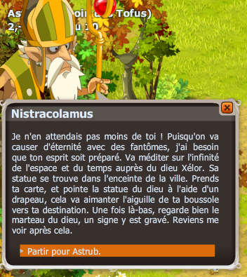 quete Le prêtre et la tête de Menalt dofus