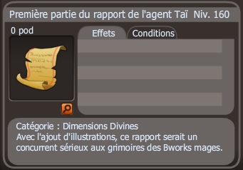 première partie du rapport de l'agent taï