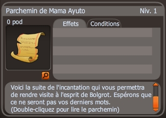 parchemin de mama ayuto