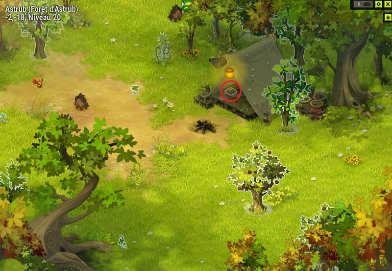 quête Le rebelle de la forêt dofus