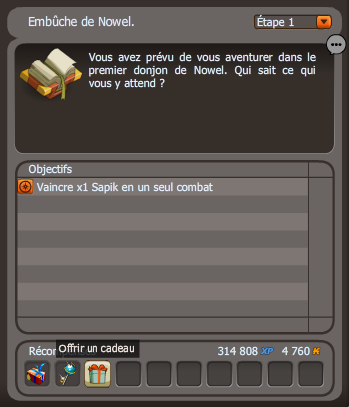 quête Sapik épique et Colégram dofus