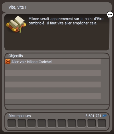 Cambriolage dofus quête