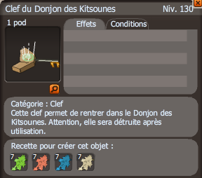 clef Donjon des Kitsounes