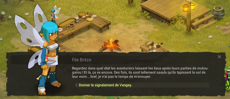 quête Le rebelle de la forêt dofus