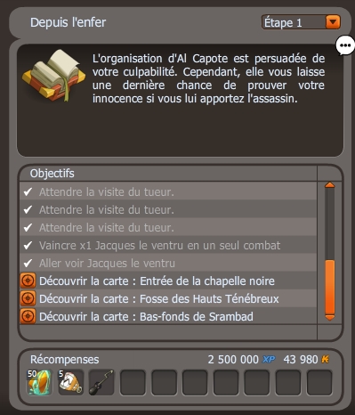 Depuis l'enfer dofus