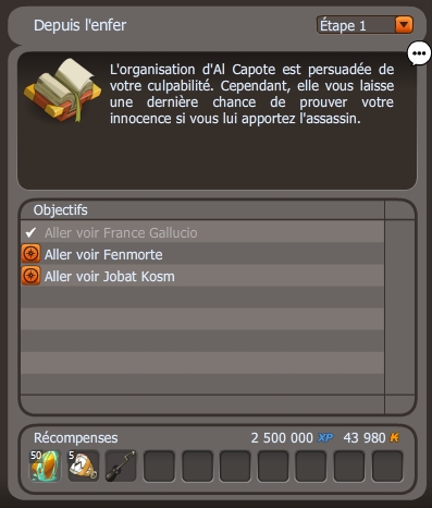 Depuis l'enfer dofus