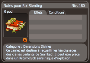 notes pour rol sterding