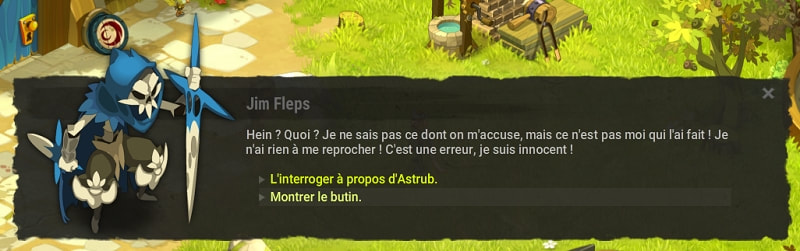 quête Crime et châtiment dofus