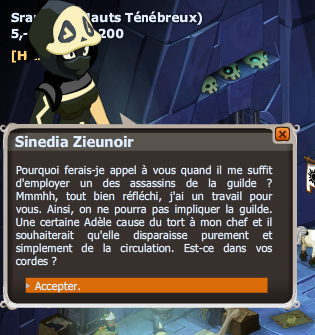 quete La morte Adèle dofus