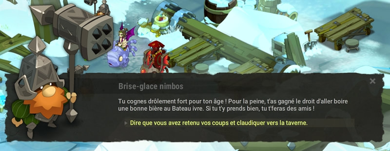 quête frappez ami et entrez dofus