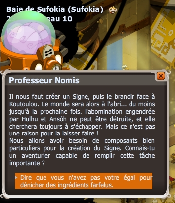 Il suffira d'un signe dofus