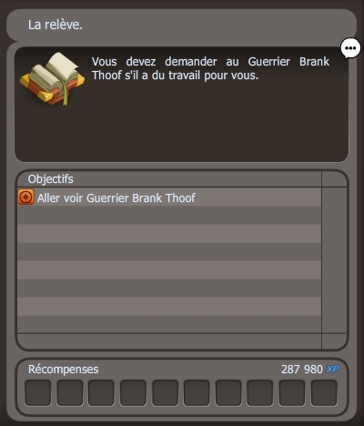 quete Livreur de mauvaise nouvelle dofus