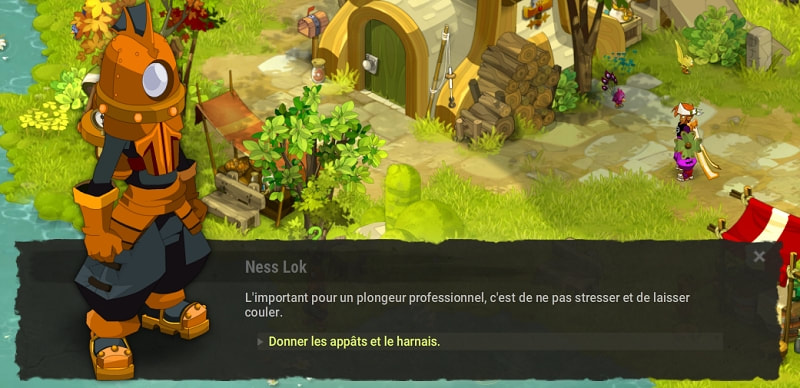 quête L'étrange créature de l'étang bleu dofus