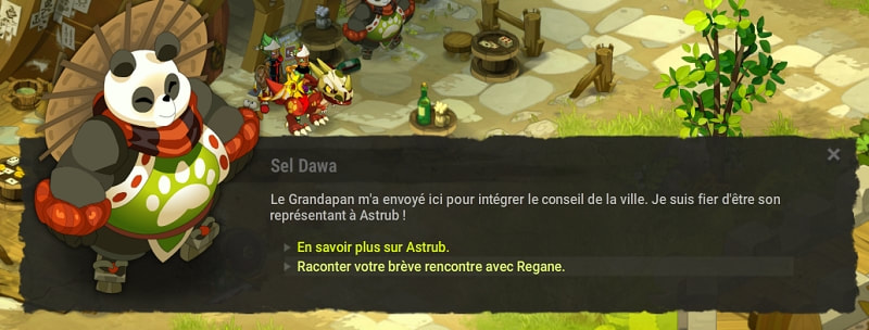 quête Trempette dans un verre d'eau dofus