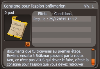 quête Les documents avant tout dofus