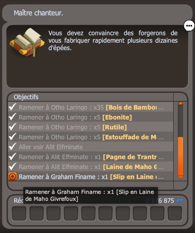 Maître chanteur dofus