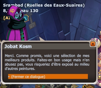 Depuis l'enfer dofus