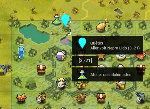 quête Piques de solution dofus