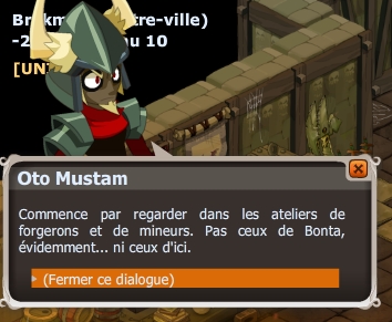 quête Le forgeron dofus