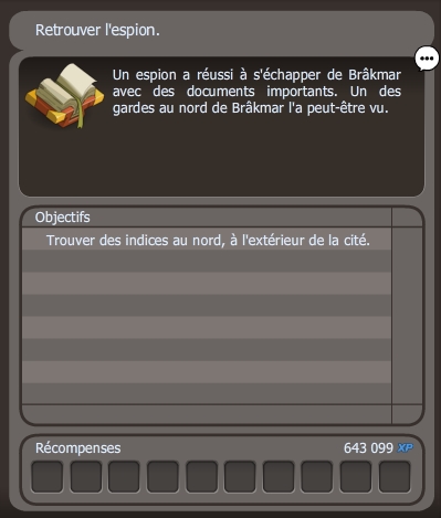 quete Chasse à l'espion dofus