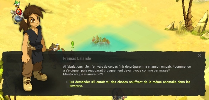 quête Au temps l'emportent les landes dofus