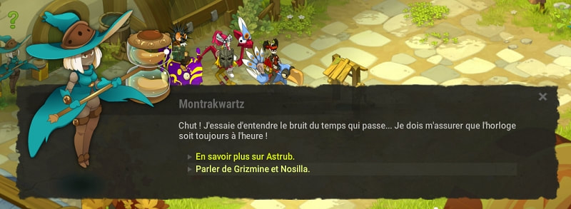 quête Esprit es-tu là dofus