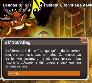 quête Les clefs du malheur dofus