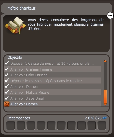 Maître chanteur dofus