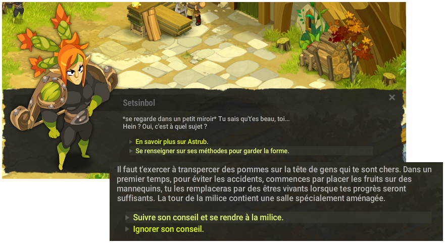 quête C'est pour ta pomme dofus