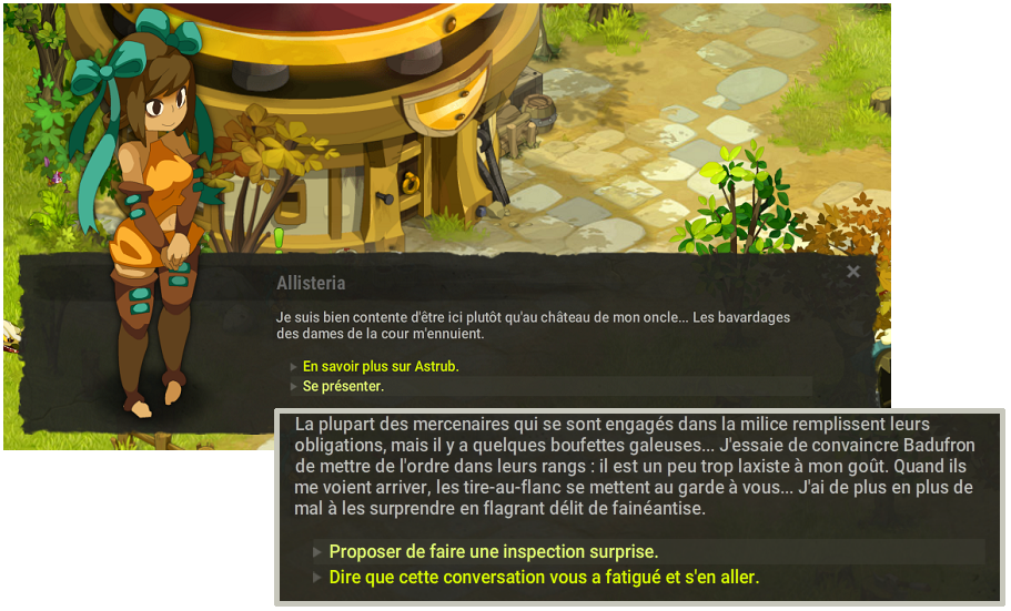 quête Tournée d'inspection dofus