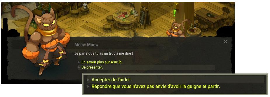 quête Au petit malheur la chance dofus