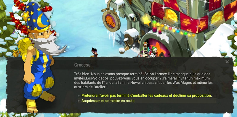 quête Groocse vous souhaite un Joyeux Nowel dofus